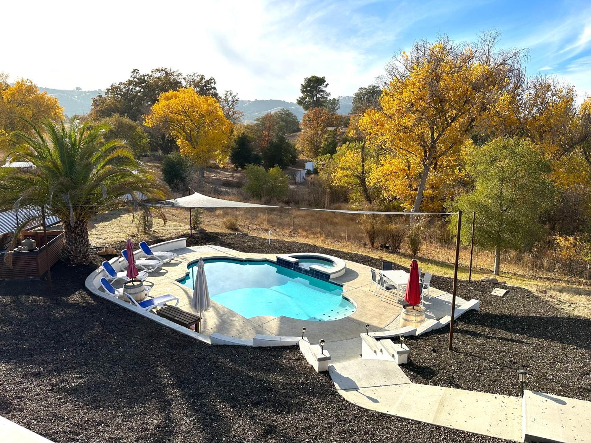 Wine Country Modern Farmhouse With Heated Pool, Hot Tub, Cybertruck 佩索罗伯斯 外观 照片